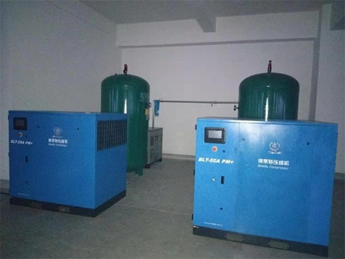 煙臺某金屬加工制造公司采購睿寂行永磁變頻空壓機